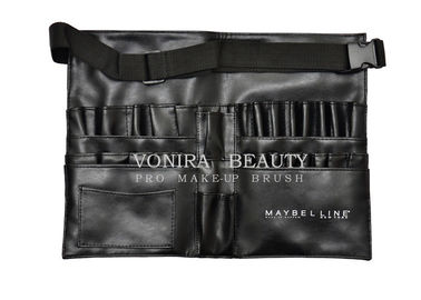 Impor PU Kosmetik Tas Kuas Makeup Apron dengan Artist Belt Strap Black