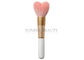 Cute Pink Heart Shape Powder / Blush Makeup Brush dengan Nature Goat Hair