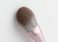 Vonira 10 PCS Pink Putih Gradien Warna Kuas Makeup Set dengan Serat Jagung Label Pribadi Logo