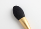 Vonira Essential 7pcs Makeup Brushes Set Dengan Rambut Kambing Alami Emas Ferrule