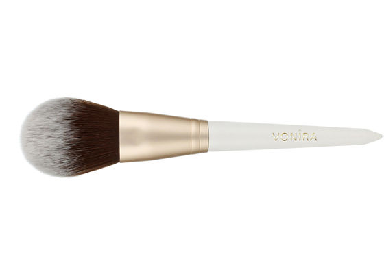 Kuas Rias Oval Mewah Kustom dengan Rambut Sable Terbaik dan Gagang Kayu Ebony Alami