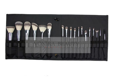 Premium Makeup Rambut Taklon Travel Makeup Brush Set 18PCS Dengan Case Buku