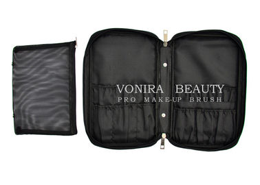 23 Lubang Kapasitas Besar Kualitas Tinggi Makeup Brush Bag Kosmetik Holder Case Hitam
