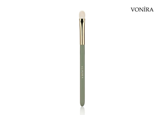 Vonira Custom Grosir Natural Putih Rambut Kambing kecil eyeshadow sikat dengan layanan label pribadi