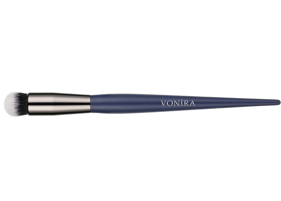 Kuas Concealer Bundar Label Pribadi Kustom Penyangga Penyangga Sintetis Tanpa Cela