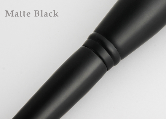 Vonira Professional Complexion Kuas Bedak Bulat Longgar Dengan Pegangan Kayu Matte Tembaga Ferrule