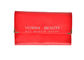 Red Snap Penutupan 9 Slot Kulit Makeup Brush Roll Kecantikan Alat Tas Kosmetik