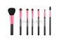 Bassic Red Makeup Brush Gift Set Untuk Aplikasi Harian Dengan Black Roller