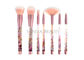 Flamboyant Handle Mass Level Makeup Brushes Alat Light Pink Ferrule