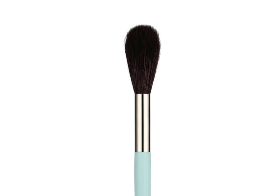 Vonira Beauty Long Tapered Blending Blusher Highlighter Makeup Powder Brush Dengan Ferrule Tembaga Rambut Kambing Alam