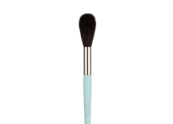 Vonira Beauty Long Tapered Blending Blusher Highlighter Makeup Powder Brush Dengan Ferrule Tembaga Rambut Kambing Alam