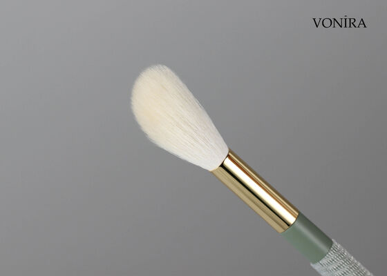 Vonira Grosir Kustom Kuas Blush Makeup Bulu Kambing Putih Alami dengan Layanan Label Pribadi