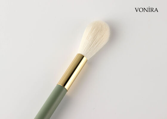 Vonira Grosir Kustom Kuas Blush Makeup Bulu Kambing Putih Alami dengan Layanan Label Pribadi