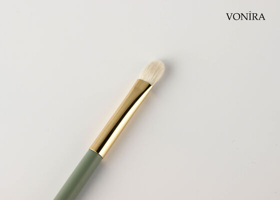 Vonira Custom Grosir Natural Putih Rambut Kambing kecil eyeshadow sikat dengan layanan label pribadi