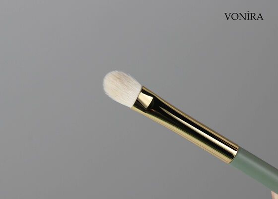 Vonira Custom Grosir Natural Putih Rambut Kambing kecil eyeshadow sikat dengan layanan label pribadi