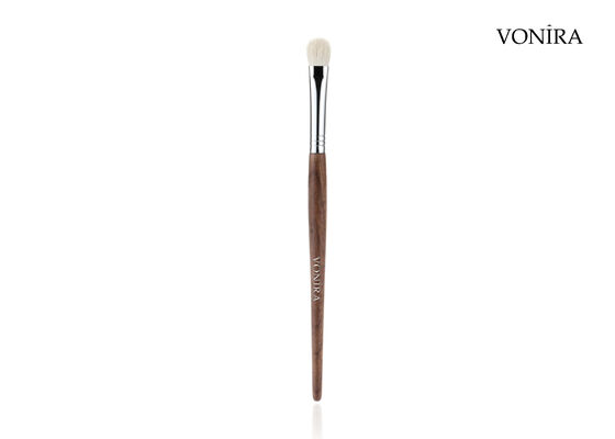 Vonira Custom Grosir Natural Putih Rambut Kambing Brown Ebony Handle Makeup Eye Shading Sikat