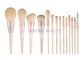 Rosy Gold Synthetic Hair Brush ISO9001 Untuk Pengambilan Bepergian