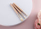 Nude Pink 6Pcs Mini Makeup Brush Set Non Allergenic With PU Carrying Bag