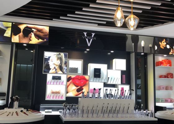 Vonira Professional Dual Ended Makeup Blush Contour Brush Dua Sisi Highlighter Bronzer Brush dengan Gagang Hitam
