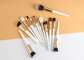 Vonira Artisan Studio 16pcs Makeup Brushes Kit Dengan Gagang Kayu Ferrule Tembaga Emas