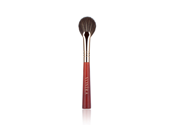 Vonira Beauty Profesional Mini Fan Kuas Rias Mata Kuas Highlighter Rambut Sintetis Vegan Kuas Perona Pipi Kosmetik Kecil