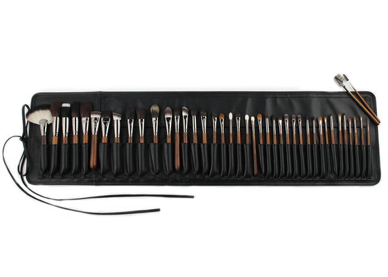 Vonira Beauty Luxury Complete Full Professional 42 Piece Makeup Brushes Set dengan Tembaga Ferrule Ebony Handle Buatan Tangan